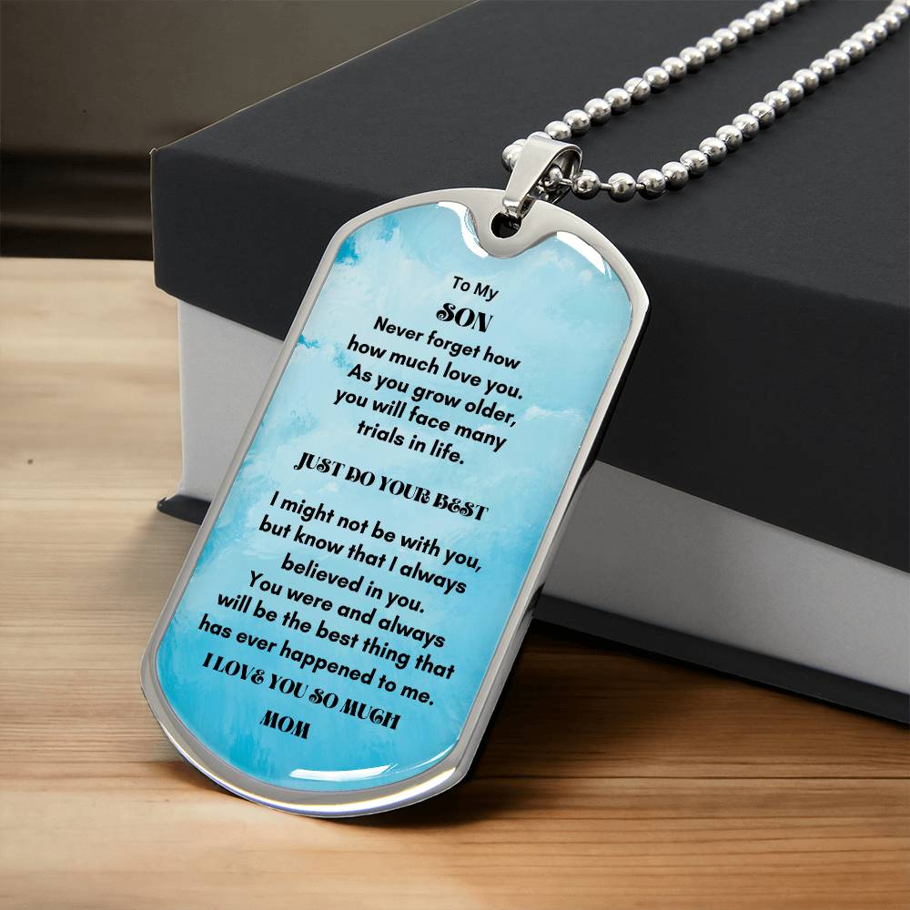 Luxury Military Dog Tag