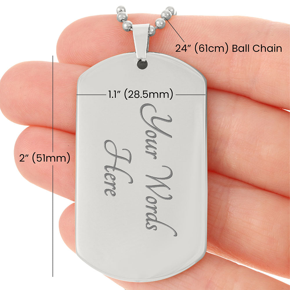 Luxury Military Dog Tag