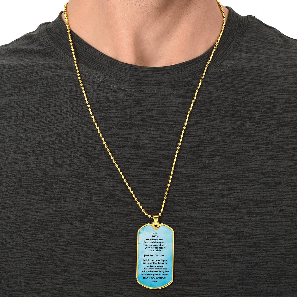 Luxury Military Dog Tag