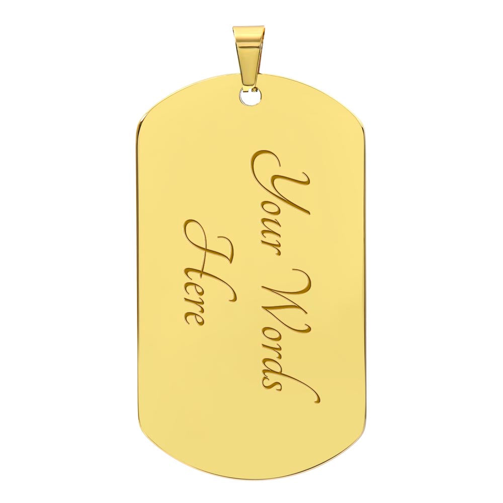 Luxury Military Dog Tag