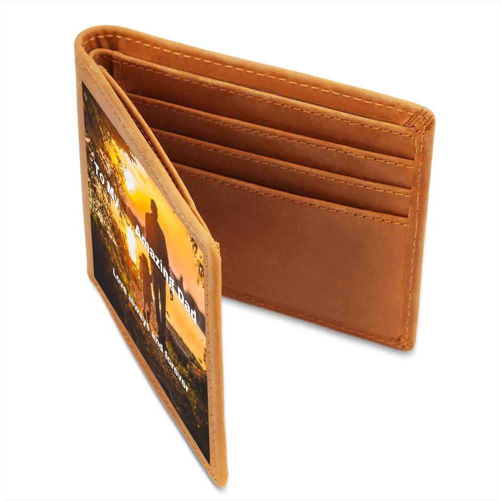 Graphic Leather Wallet