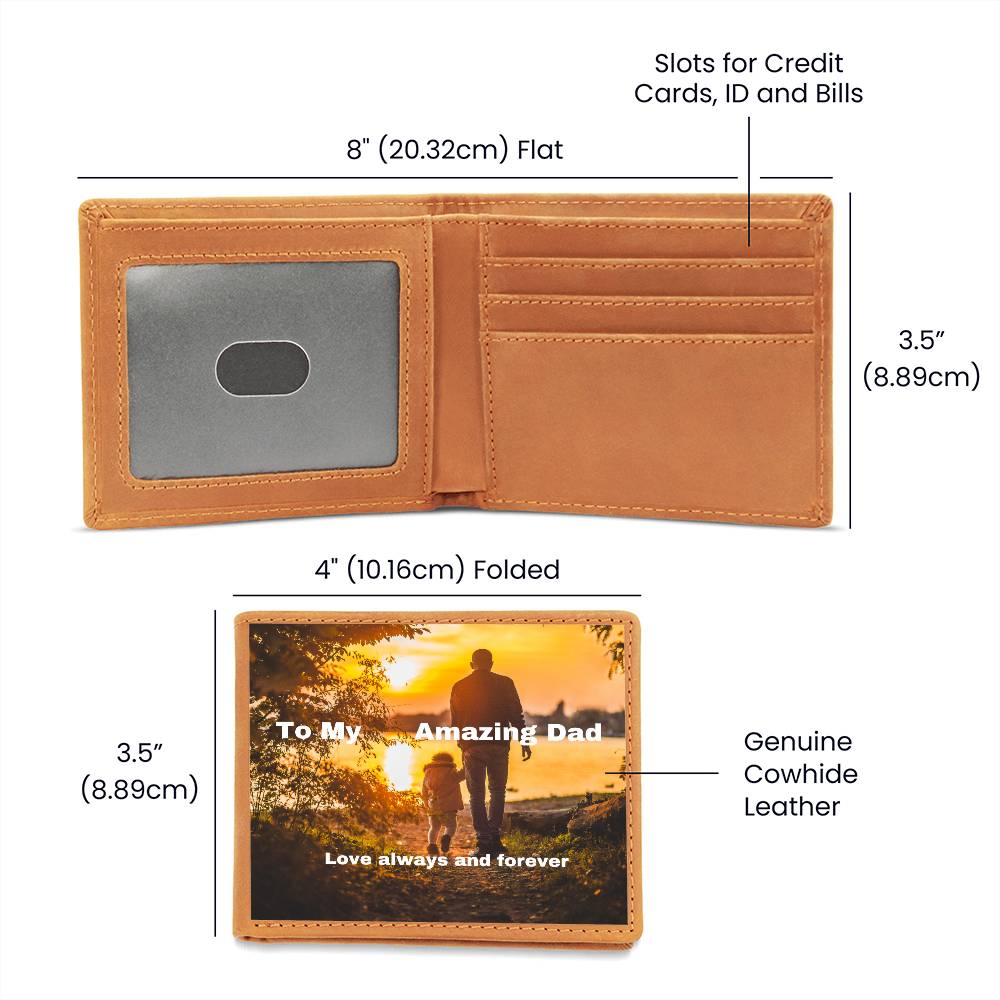 Graphic Leather Wallet