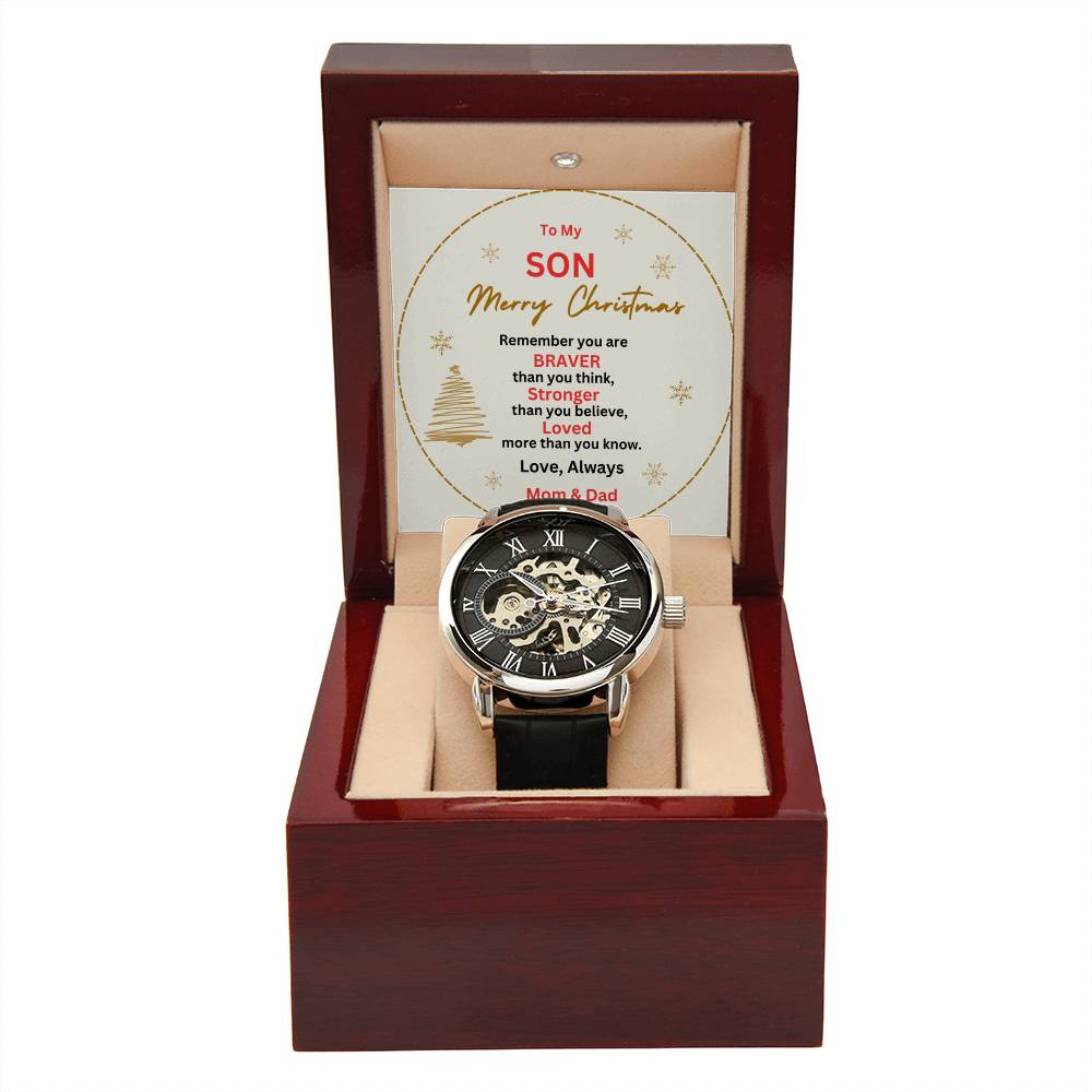 Men's Openwork Watch