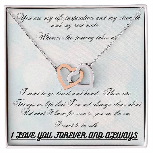 Interlocking Hearts Necklace