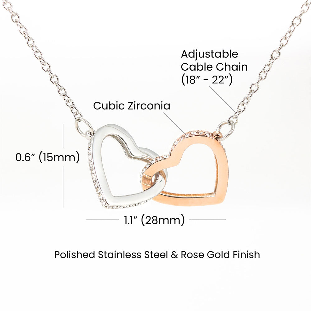 The Interlocking Hearts necklace