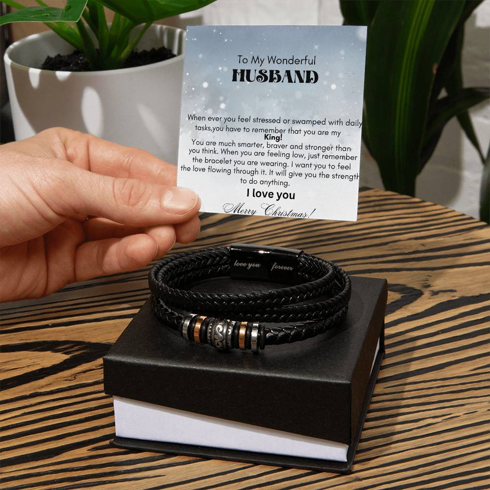 Men's "Love you Forever " Bracelet    On sale for a limited time