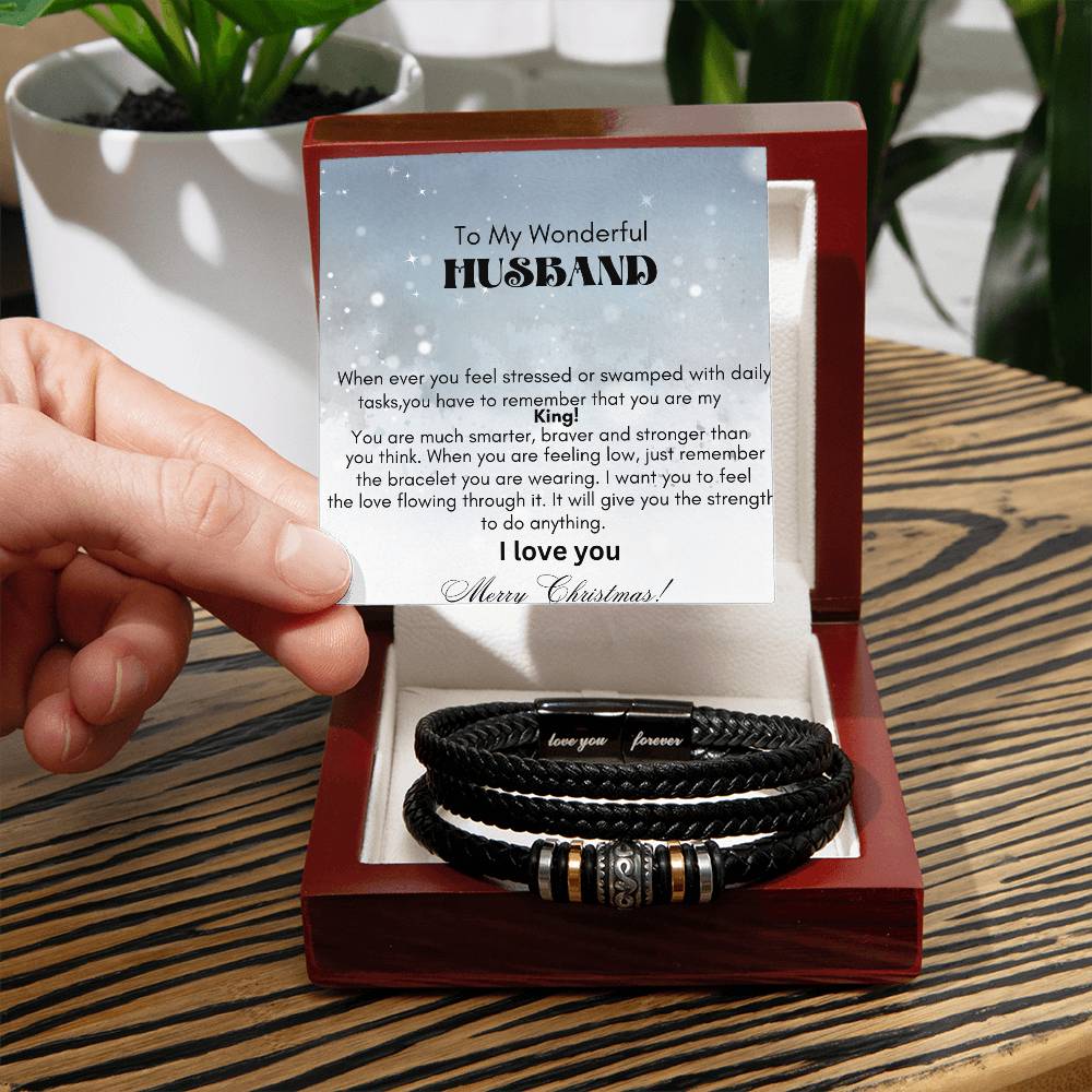 Men's "Love you Forever " Bracelet    On sale for a limited time