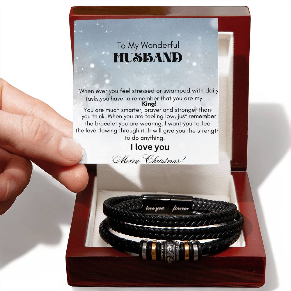 Men's "Love you Forever " Bracelet    On sale for a limited time