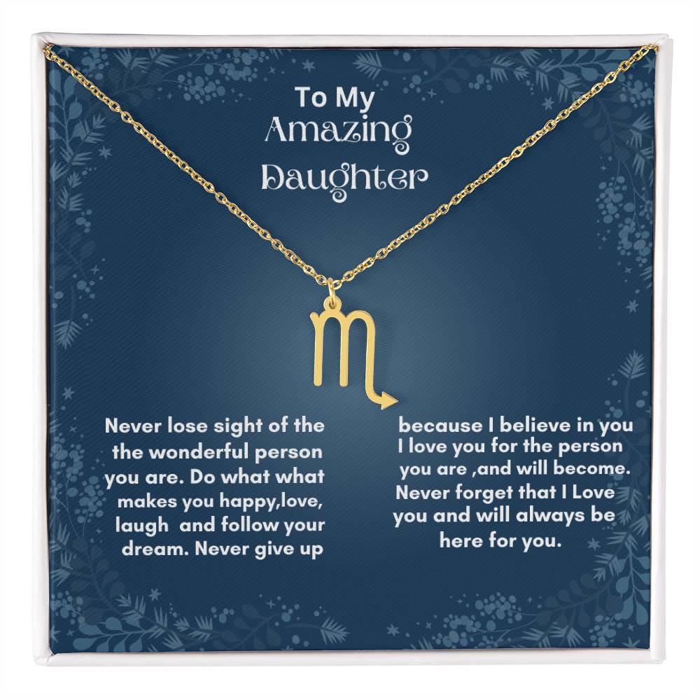 The Zodiac Name Necklace