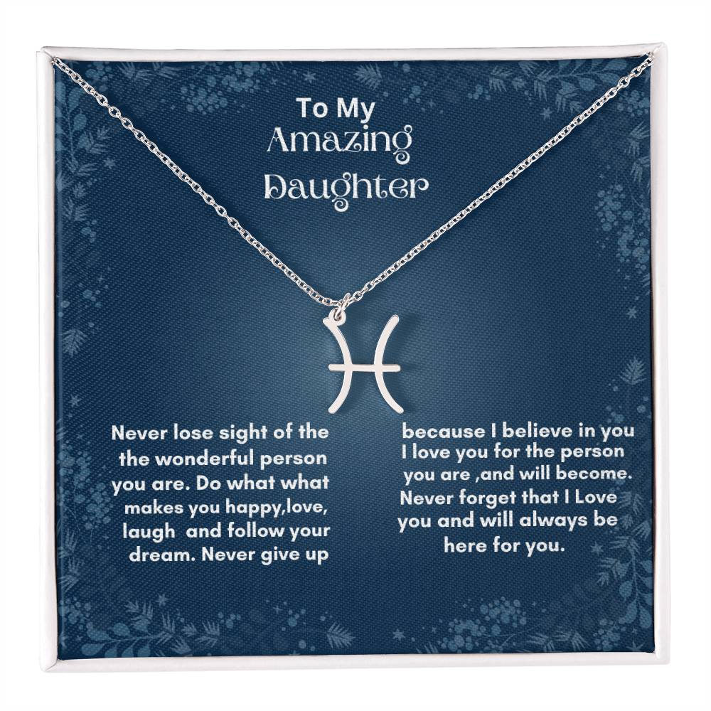 The Zodiac Name Necklace