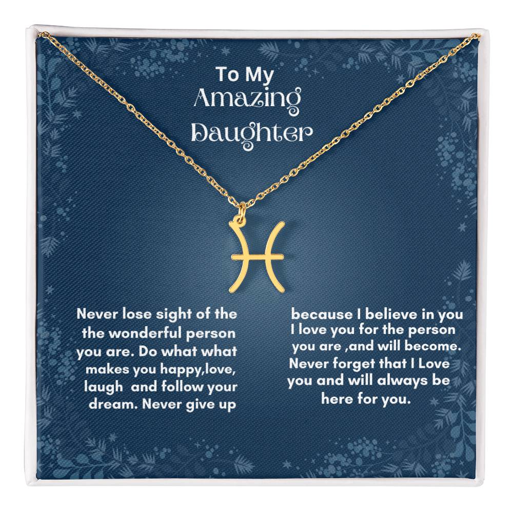 The Zodiac Name Necklace