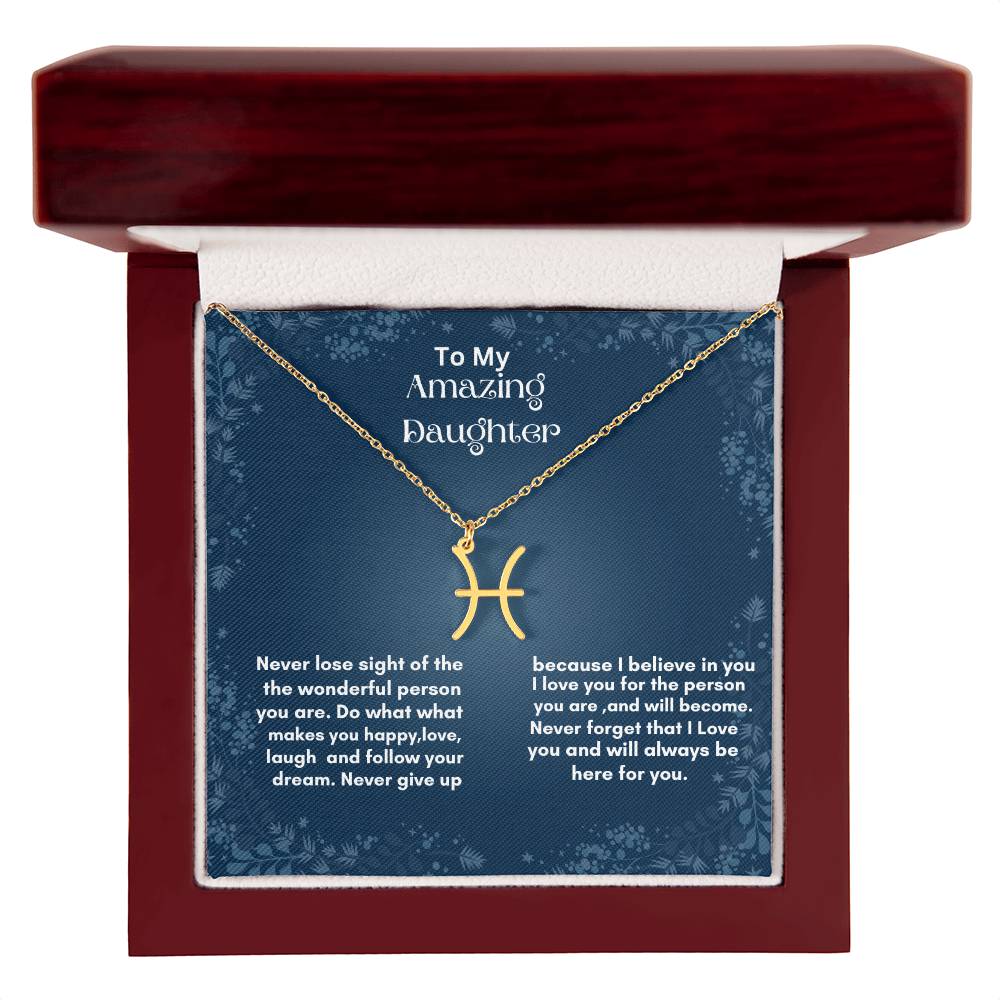 The Zodiac Name Necklace